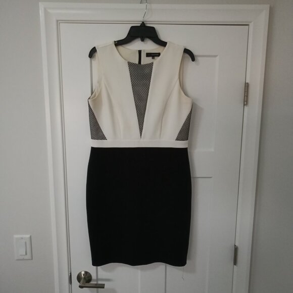 Dress By Jeañne Beker black and cream size 10 - Picture 6 of 7